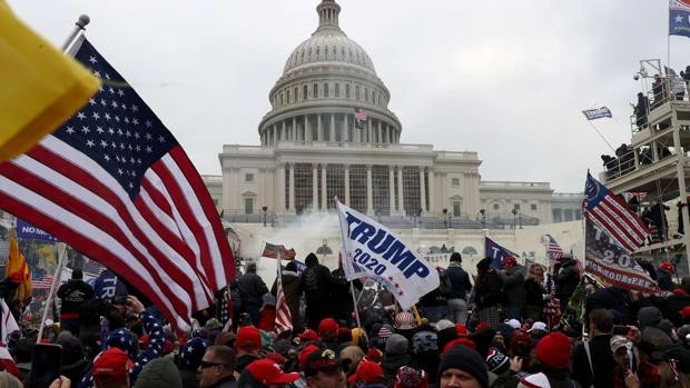 Imagen del asalto al Capitolio de Estados Unidos el 6 de enero - AFP